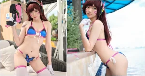 Coser-ZinieQ-Overwatch-DVA-Swimsuit-MissKON.com-000.webp